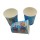 PLA biodegradable disposable coffee cafe tea drinks paper cups