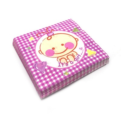 Party Christmas colorful Soft Comfortable Paper Napkin for decoration
