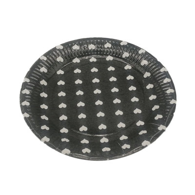 100% Biodegradable food grade round and square paper plate