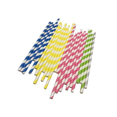 Christmas Paper Straws Biodegradable Disposable Drinking Straws for party celebration