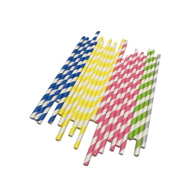 Christmas Paper Straws Biodegradable Disposable Drinking Straws for party celebration