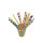Christmas Paper Straws Biodegradable Disposable Drinking Straws for party celebration