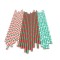 Customize Design Christmas Party Paper Straws Biodegradable for Drinking