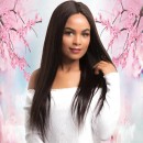 China Manufacturer Supplier Black Long Silky Straight 13X4 Lace Front Wigs