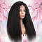 Wholesale Price Bleach Knots Kinky Straight Full Lace Wig Human Hair With Natural Hairline