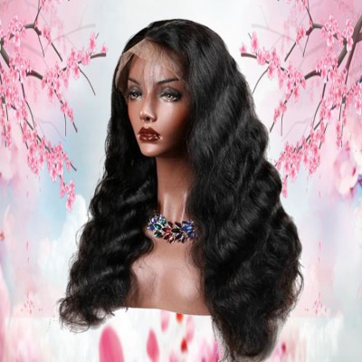 China Best Loose Deep Wavy Bleached Knots Brazilian Human Hair 360 Wigs Vendors