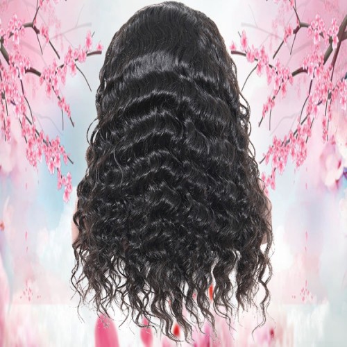 Wholesale 200% Density Long Loose Deep Curly Side Part 13x6 Lace Front Wigs