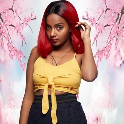 Wholesale Ombre 1b/red Cuticle Aligned Brazilian Straight Virgin Human Hair 360 Wig For Black Women