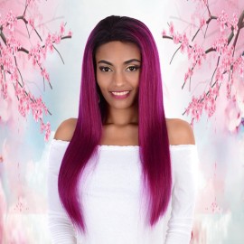 Wholesale Price Bleach Knots Kinky Straight Full Lace Wig Human Hair With Natural Hairline