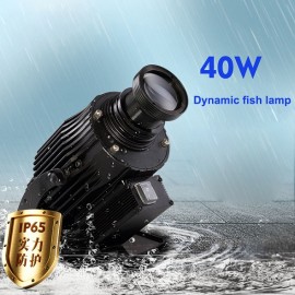 40W Dynamic fish lamp led gobo projection light