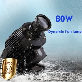 80W Dynamic fish lamp led gobo projection light
