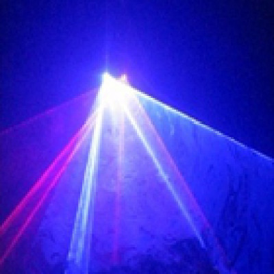 Stage lighting equipment Double lens red blue laser 220mw laser beam light