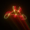 full color beam animation led disco lights colorful effects programmable nightclub dj light set led laser light bar