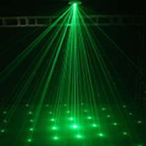 Popular 6 eye bee stage laser light green decoration disco club laser light
