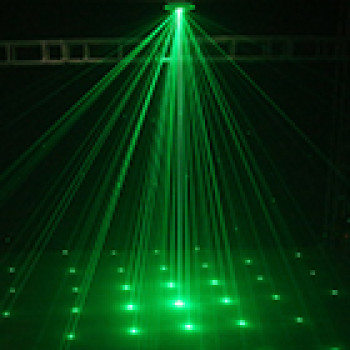 Popular 6 eye bee stage laser light green decoration disco club laser light