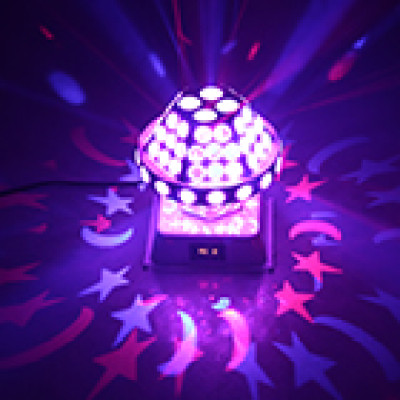 4 colorful patterns led light ball Star and crescent led magic ball light KTV Bar concert decorations