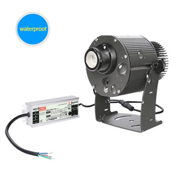Easy change logo MW power waterproof outdoor logo light 30w advertising logo led gobo projector