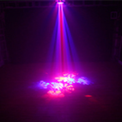 Cheap 6 bee eyes gobo mini text laser light projector