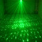 New three layer butterfly laser light projector red green christmas laser light