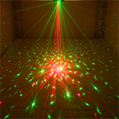 New three layer butterfly laser light projector red green christmas laser light