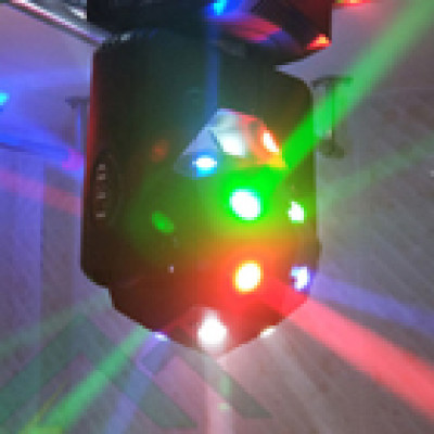 Newest 360 degree rotating led night club for sale 36 in 1moving head laser dico dj light