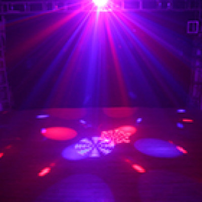 Wholesale 4 patterns gobo projector light RGBW LED magic light ball