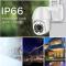 1080P Super Mini PTZ Wifi Camera Auto Tracking Siren Light Wireless IP Camera 2MP 4X Zoom Two Way