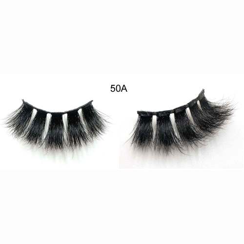 Wholesale private label 25mm 3D 50A mink lashes