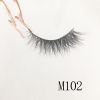 Top quality 14-18mm M102 style private label mink eyelash