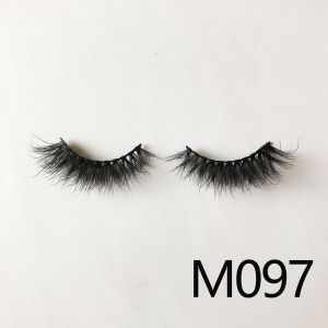Top quality 14-18mm M097 style private label mink eyelash