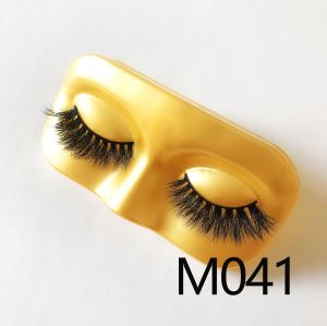 Top quality 14-18mm M041 style private label mink eyelash