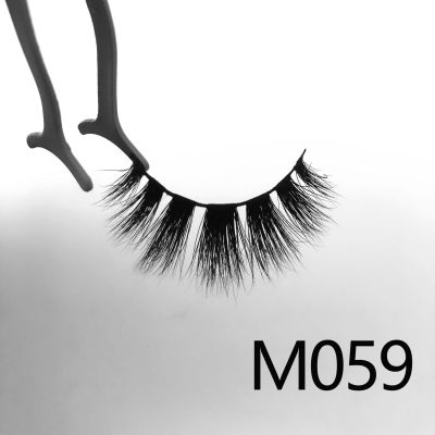 Top quality 14-18mm M059 style private label mink eyelash