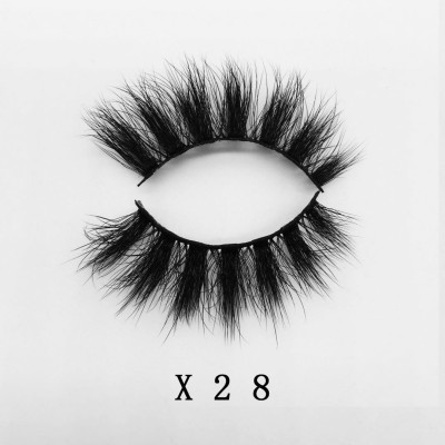 Top quality 20mm X28 style private label faux mink eyelash