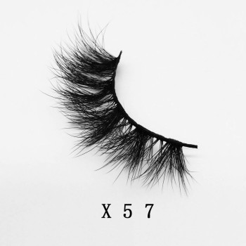 Top quality 20mm X57 style private label faux mink eyelash