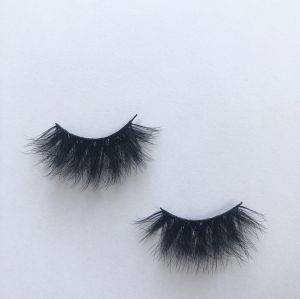 Top quality 25mm X48C style private label faux mink eyelash
