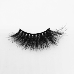 Top quality 25mm B697A style private label silk eyelash
