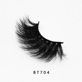 Top quality 25mm BT704 style private label silk eyelash
