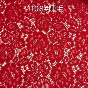 100% Polyester French Embroidery Lace Fabric 3d Floral Lace Fabric Bridal