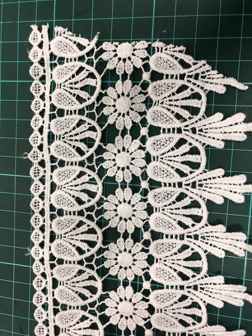 2019 new fashion embroidery lace,high quality chemical lace for decoration