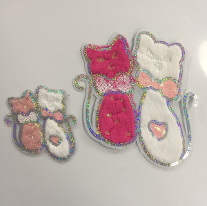 Handmade Sequin Applique Embroidery Bead Patch