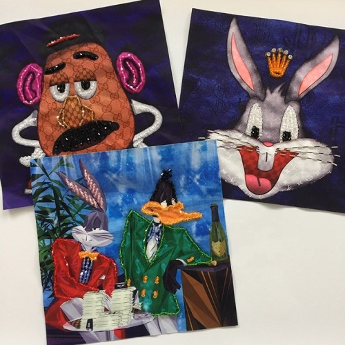 Custom Decorative Embroidery Patch Clothing Applique For Costume