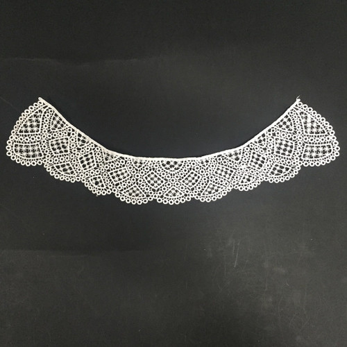 2019 new design elegant flower embroidery lace collar