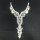 2019 new arrival pearl beaded embroidery lace collar ladies
