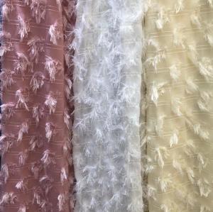 2020 new design lace embroidery mesh fabric