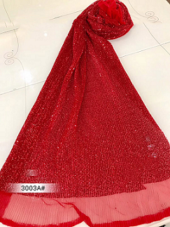 2019 new style fashion popular elegant sequin lace fabric mesh