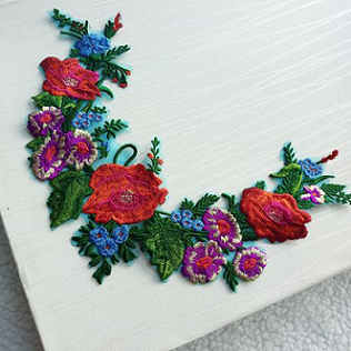 Durable Ladies Blouse Collar Design Neck Lace Trim Embroidery