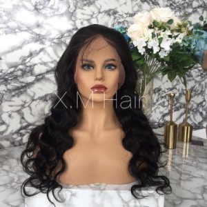 Black Color Lace Human Hair Wig NO.2