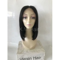 Black Color Lace Human Hair Wig NO.4
