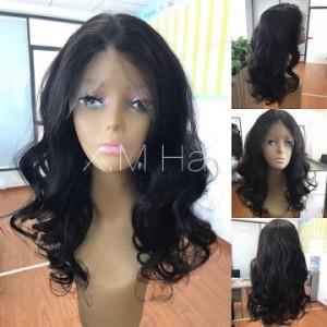 Black Color Lace Human Hair Wig NO.5