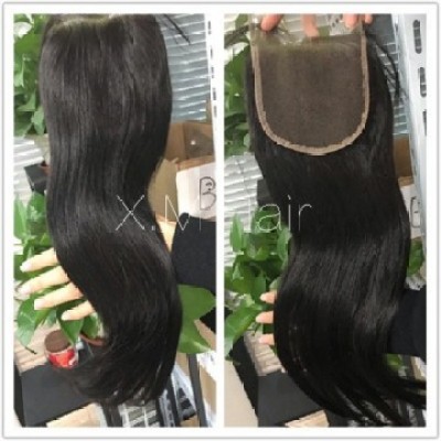 Straight Lace Closure One Bundle Deal